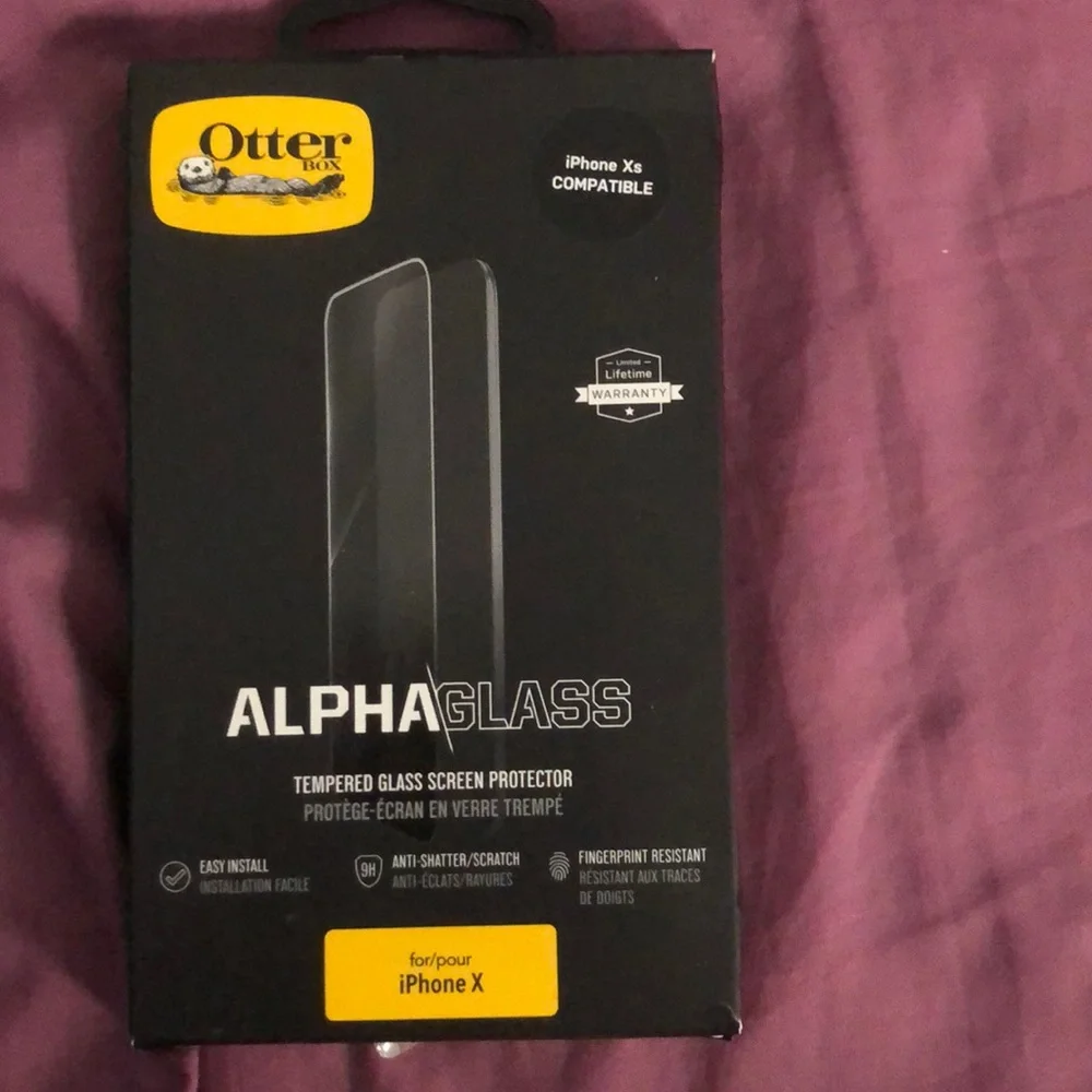 iPhone XS/ X OtterBox Alpha Glass